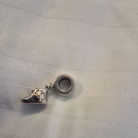 Pandora Baby Girl Bootie Silver Charm - Picture 1 of 15